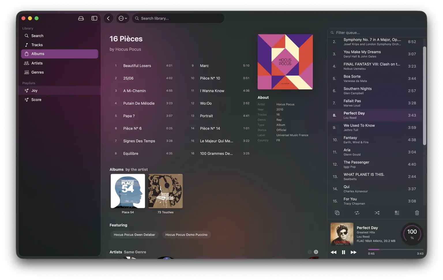 Tornade album detail